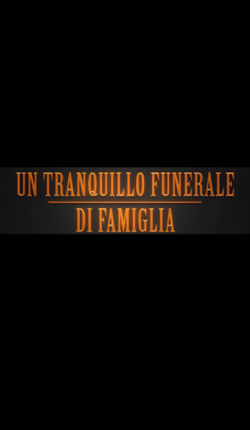 Un tranquillo funerale di famiglia